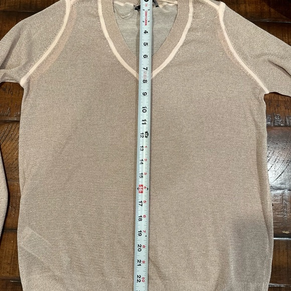 NWT Mango sparkly pink champagne sweater - Picture 5 of 6